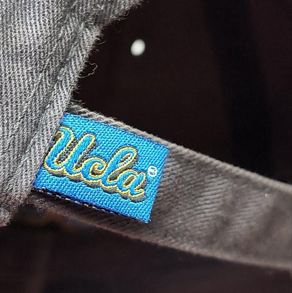 UCLA Basketball Hat Cap Men's One Size Adjustable Grey - Picture 3 of 11